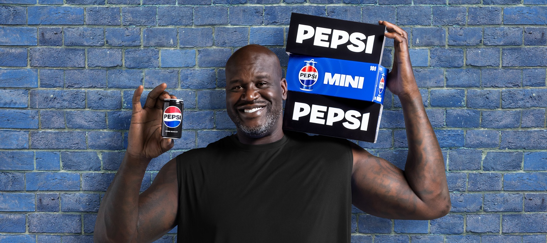 Pepsi reunites with Shaquille O'Neal in new mini cans commercial